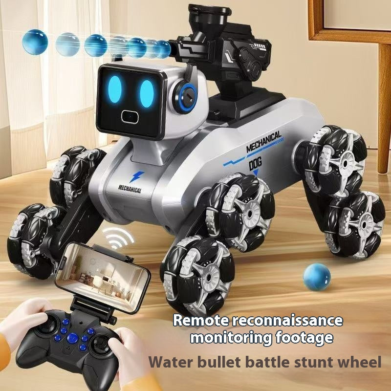 Electric intelligent robot dog toy car