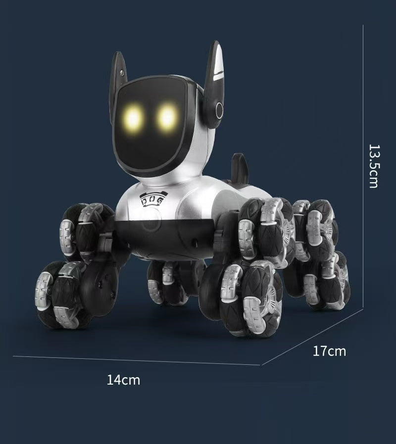 Electric intelligent robot dog toy car