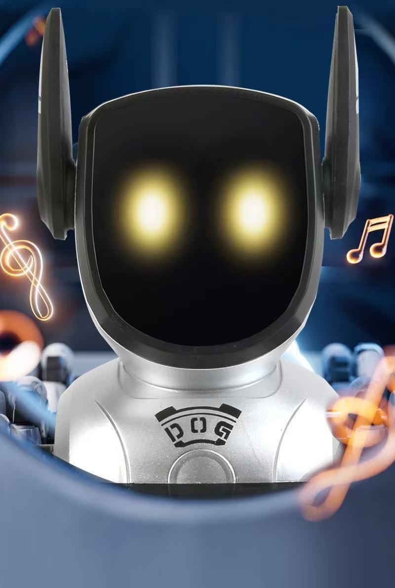 Electric intelligent robot dog toy car
