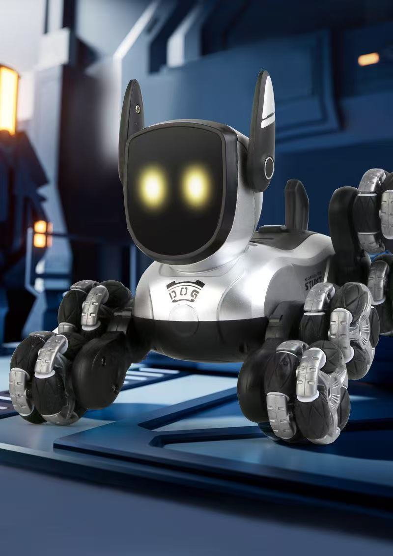 Electric intelligent robot dog toy car