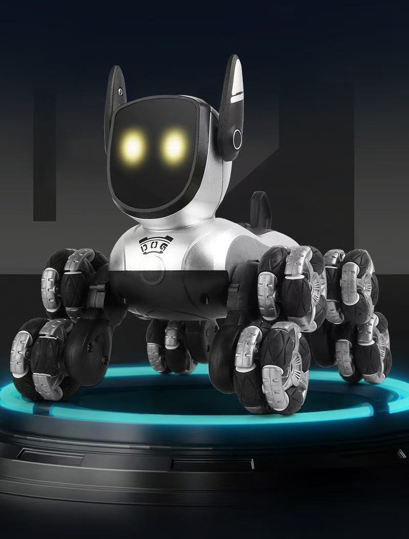 Electric intelligent robot dog toy car