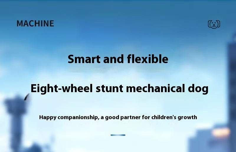 Electric intelligent robot dog toy car